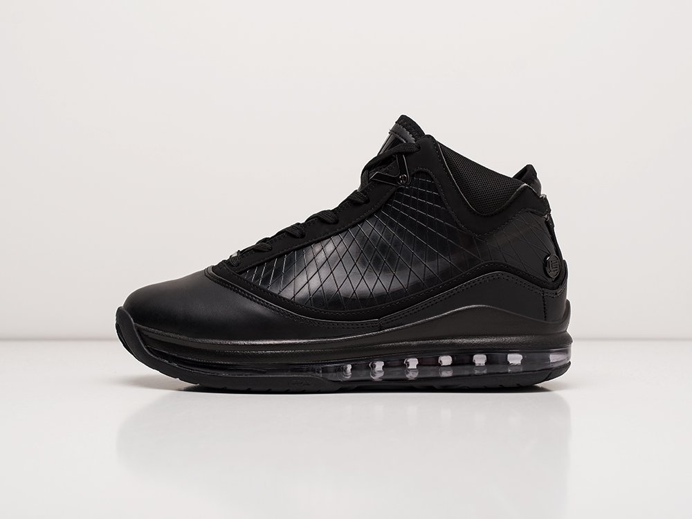 Nike Lebron 7 черные кожа мужские (AR23332) - фото 1