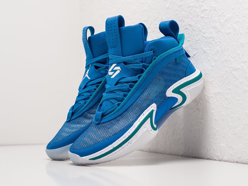 Nike Air Jordan XXXVI синие текстиль мужские (AR23697) - фото 2