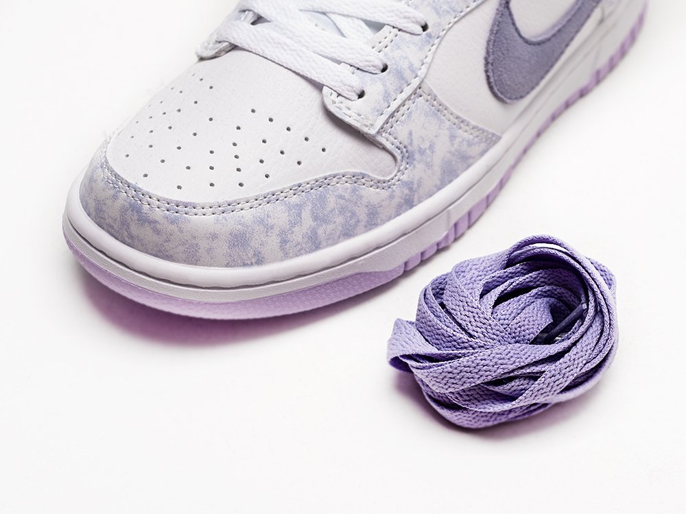 Nike SB Dunk Low Purple Pulse белые кожа мужские (AR28381) - фото 4