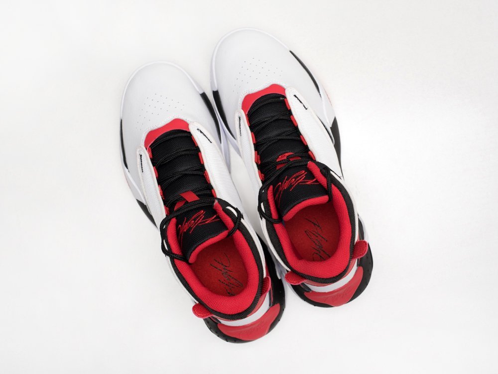 Nike Jordan Max Aura 4 White University Red белые текстиль мужские (AR28769) - фото 3