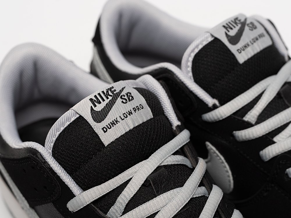 Nike SB Dunk Low черные кожа мужские (AR31388) - фото 7