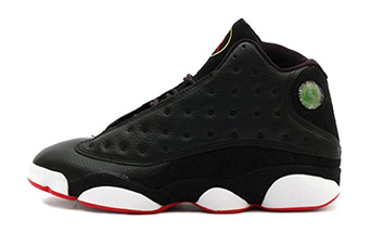 Кроссовки мужские Nike Air Jordan 13 Retro «PlayOFF 2011 Release» Black / White / Red Кроссовки мужские Nike Air Jordan 13 Retro «PlayOFF 2011 Release» Black / White / Red