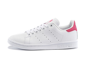 Кроссовки женские Adidas Stan Smith WMNS White / White / Pink Кроссовки женские Adidas Stan Smith WMNS White / White / Pink