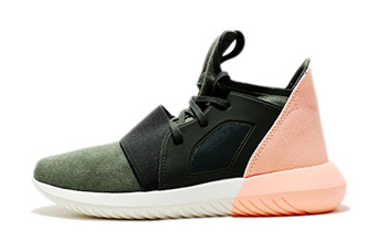 Кроссовки женские Adidas Tubular Defiant Olive / Pink Кроссовки женские Adidas Tubular Defiant Olive / Pink