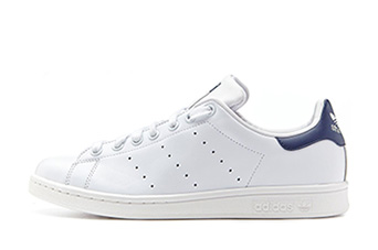 Кроссовки мужские Adidas Stan Smith White / White / Navy Blue Кроссовки мужские Adidas Stan Smith White / White / Navy Blue