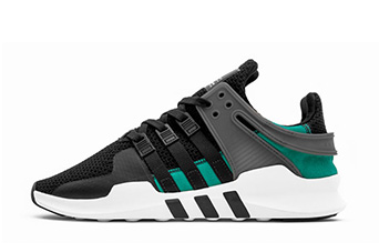 Кроссовки мужские Adidas EQT Support ADV Black / Sub-Green Кроссовки мужские Adidas EQT Support ADV Black / Sub-Green