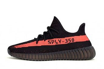Кроссовки мужские Adidas Yeezy 350 Boost v2 Core Black / Red / Core Black Кроссовки мужские Adidas Yeezy 350 Boost v2 Core Black / Red / Core Black