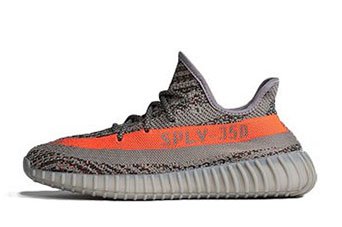 Кроссовки мужские Adidas Yeezy 350 Boost V2 BELUGA Steel Grey / Beluga-Solar Red Кроссовки мужские Adidas Yeezy 350 Boost V2 BELUGA Steel Grey / Beluga-Solar Red