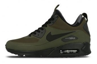 Кроссовки мужские Nike Air Max 90 Mid Winter «Dark Loden» Кроссовки мужские Nike Air Max 90 Mid Winter «Dark Loden»