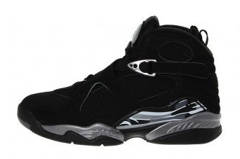 Кроссовки Nike Air Jordan 8 Retro Chrome/Black/Silver Кроссовки Nike Air Jordan 8 Retro Chrome/Black/Silver