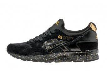 Кроссовки женские Asics x Atmos Gel Lyte V WMNS Black / Gold Кроссовки женские Asics x Atmos Gel Lyte V WMNS Black / Gold