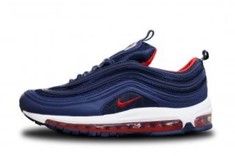 Кроссовки мужские Nike Air Max 97 Navy Blue / Red / White Кроссовки мужские Nike Air Max 97 Navy Blue / Red / White