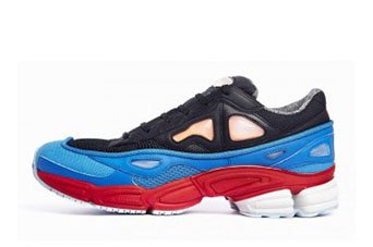Кроссовки женские Adidas Ozweego 2 X Raf Simons WMNS Black / Blue / White Кроссовки женские Adidas Ozweego 2 X Raf Simons WMNS Black / Blue / White