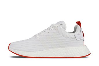 кроссовки мужские Adidas NMD R2 PK white/redwhite/corered