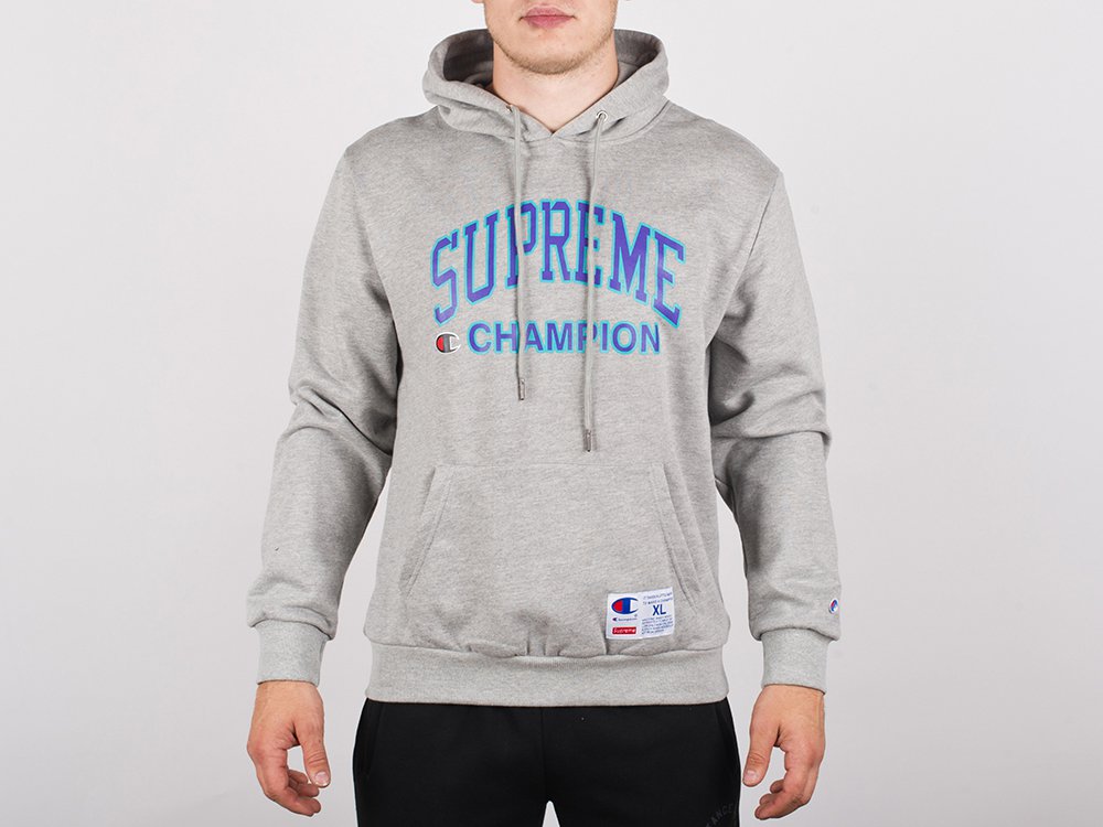 Худи мужская Supreme x Champion