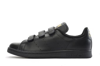 кроссовки мужские Adidas Stan Smith CF Leather Black / Black / Gold кроссовки мужские Adidas Stan Smith CF Leather Black / Black / Gold