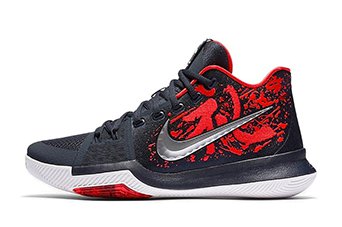 кроссовки мужские Nike Kyrie 3 «Samurai» Blue / Red / White кроссовки мужские Nike Kyrie 3 «Samurai» Blue / Red / White