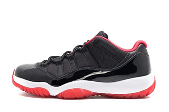 кроссовки женские Nike Air Jordan 11 Low WMNS Bred Black / Red / White кроссовки женские Nike Air Jordan 11 Low WMNS Bred Black / Red / White