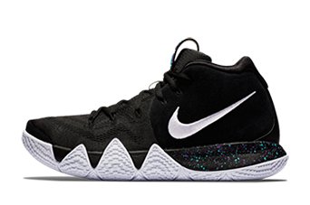 кроссовки мужские Nike Kyrie 4 Black / White кроссовки мужские Nike Kyrie 4 Black / White