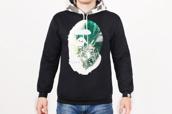 худи мужская Aape худи мужская Aape