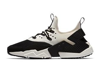 кроссовки мужские Nike Air Huarache Drift Black & White кроссовки мужские Nike Air Huarache Drift Black & White