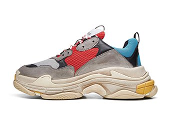 кроссовки мужские Balenciaga Triple S Grey / Red / Blue / Yellow кроссовки мужские Balenciaga Triple S Grey / Red / Blue / Yellow