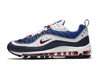 кроссовки мужские Nike Air Max 98 Gundam White / University Red / Obsidian / Metallic Silver кроссовки мужские Nike Air Max 98 Gundam White / University Red / Obsidian / Metallic Silver