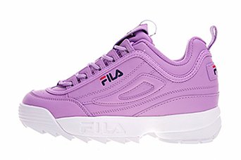 кроссовки женские FILA Disruptor 2 WMNS Leather Purple / White кроссовки женские FILA Disruptor 2 WMNS Leather Purple / White