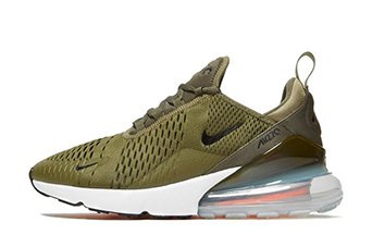кроссовки мужские Nike Air Max 270 Medium Olive / Total Orange / White / Black кроссовки мужские Nike Air Max 270 Medium Olive / Total Orange / White / Black