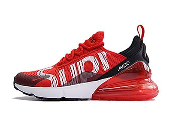 кроссовки мужские Nike Air Max 270 X Supreme Red / Black / White кроссовки мужские Nike Air Max 270 X Supreme Red / Black / White