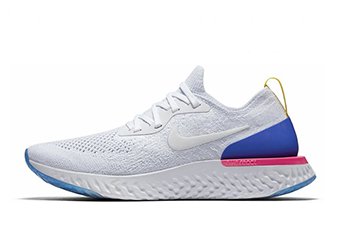 кроссовки женские Nike Epic React White / Racer Blue / Pink Blast / White кроссовки женские Nike Epic React White / Racer Blue / Pink Blast / White