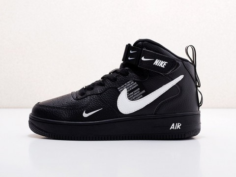 Мужские кроссовки Nike Air Force 1 07 Mid LV8 черные