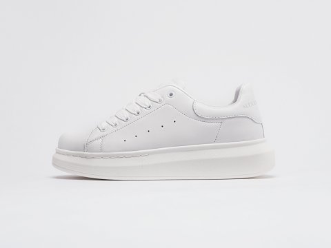 Alexander McQueen Lace-Up Sneaker All White