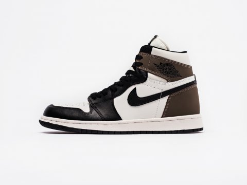 Мужские кроссовки Nike Air Jordan 1 коричневые