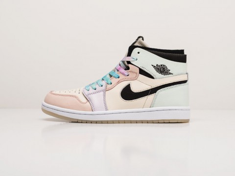 Nike Air Jordan 1 WMNS Zoom CMFT Easter розовые кожа женские (36-40)