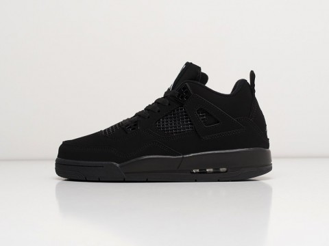 Nike Air Jordan 4 Retro All Black артикул 20898