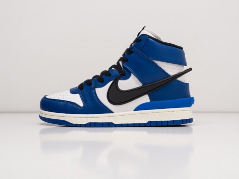 Nike AMBUSH x SB Dunk High синие мужские (40-45)