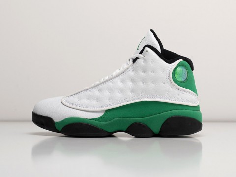 Nike Air Jordan 13 Retro Lucky Green белые артикул 21944