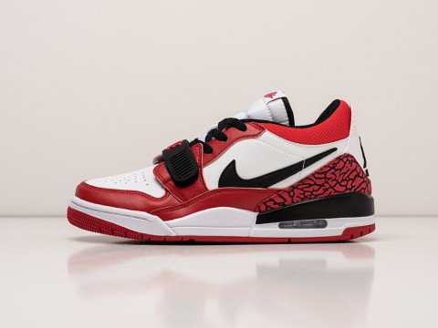 Nike Air Jordan Legacy 312 Low Chicago красные кожа мужские (40-45)