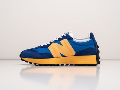 Мужские кроссовки New Balance 327 SPLIT PACK Blue Orange синие
