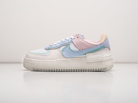 Nike Air Force 1 Shadow Pastel WMNS Summit White / Glacier Blue / Fossil / Ghost