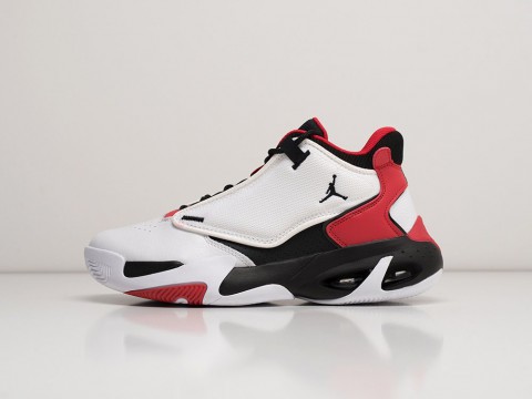 Nike Jordan Max Aura 4 White University Red белые текстиль мужские (40-45)