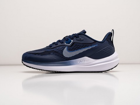 Nike Zoom Winflo 9 синие текстиль мужские (40-45)