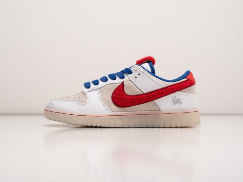 Nike SB Dunk Low Year of the Rabbit - White Rabbit Candy WMNS белые замша женские (36-40)