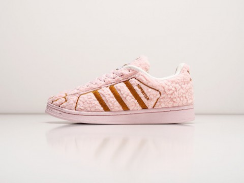 Женские кроссовки Adidas Superstar Conchas Pack - Strawberry WMNS розовые