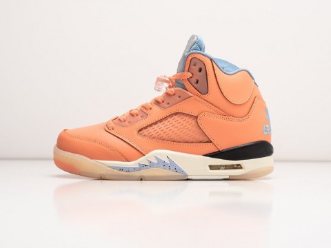 Nike DJ Khaled x Air Jordan 5 Retro We The Best - Crimson Bliss оранжевые кожа мужские (40-45)