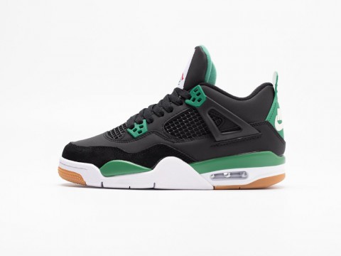 Nike SB x Air Jordan 4 Retro Black / Green артикул 30968
