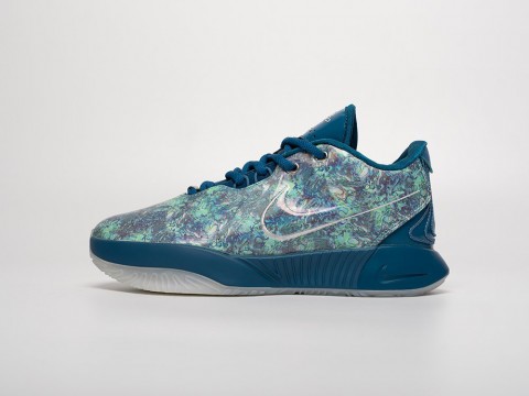 Nike Lebron XXI Low Abalone Industrial Blue / Court Blue / Photon Dust / Pink Rise