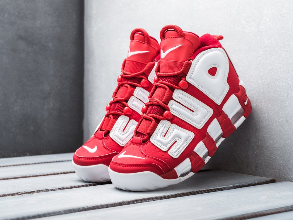 Nike Air More Uptempo красные женские (AR10038) - фото 2