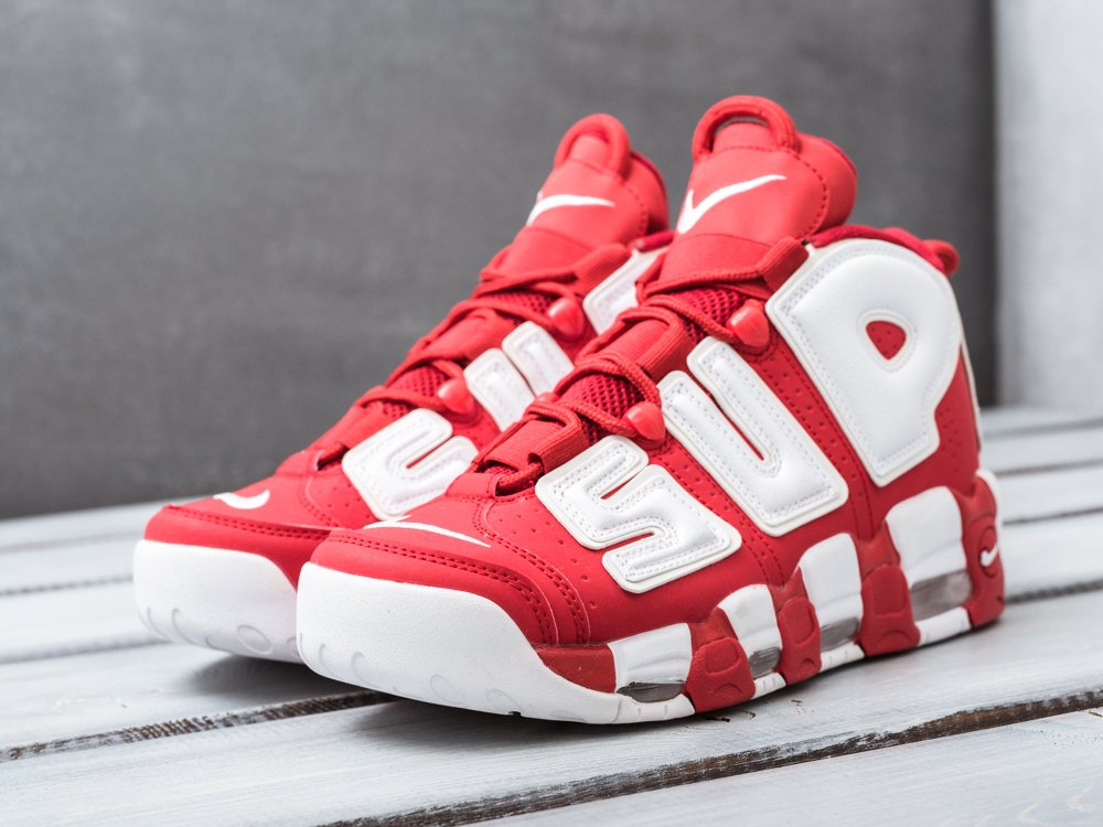 Nike Air More Uptempo красные женские (AR10038) - фото 3